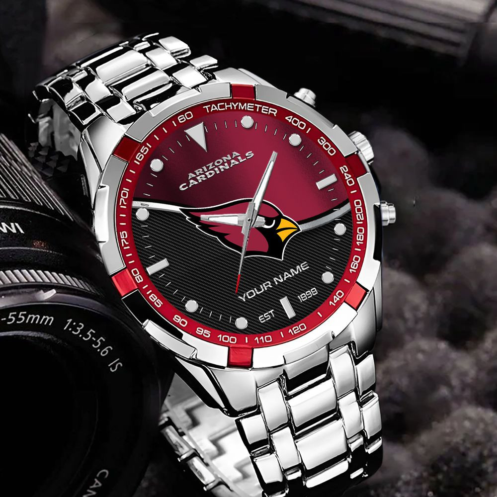 Arizona Cardinals VITWATK3529 Custom Name Elegant Fashion Design Watch - Image 4