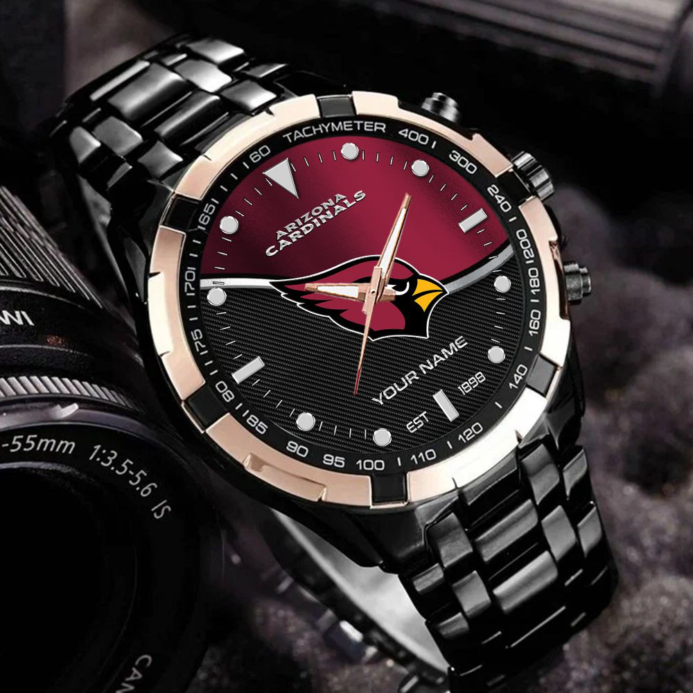 Arizona Cardinals VITWATK3529 Custom Name Elegant Fashion Design Watch - Image 2