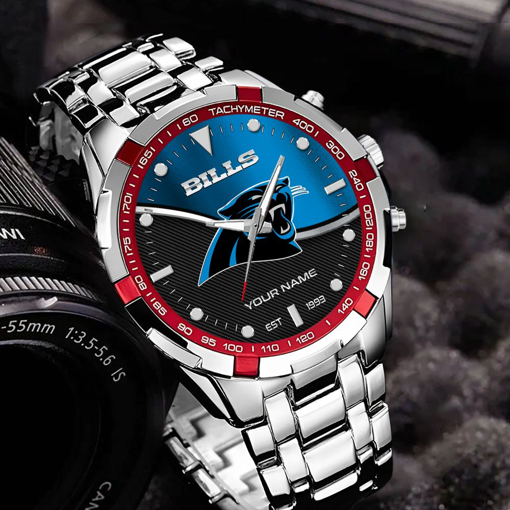 Carolina Panthers VITWATK3533 Custom Name Elegant Fashion Design Watch - Image 4
