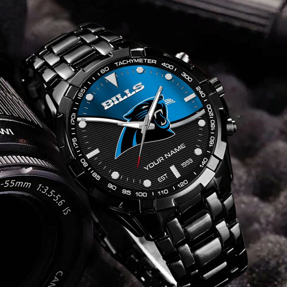 Carolina Panthers VITWATK3533 Custom Name Elegant Fashion Design Watch - Image 6