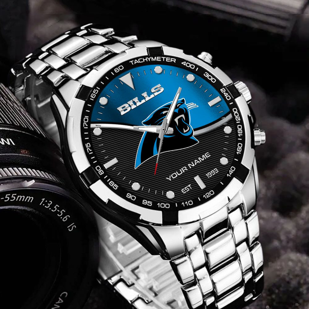 Carolina Panthers VITWATK3533 Custom Name Elegant Fashion Design Watch