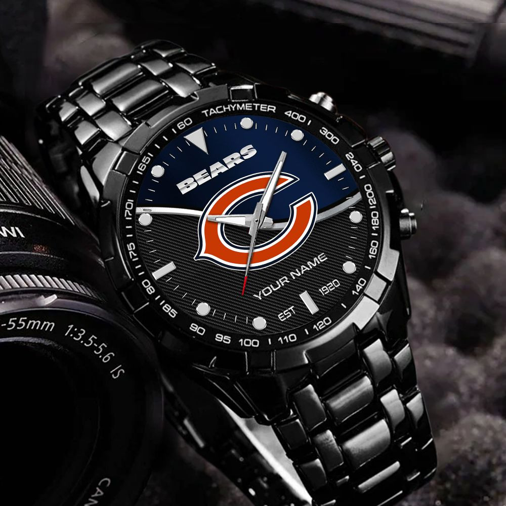 Chicago Bears VITWATK3534 Custom Name Elegant Fashion Design Watch - Image 6