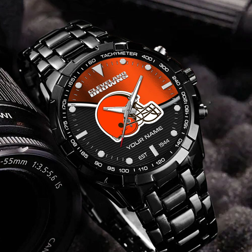 Cleveland Browns VITWATK3536 Custom Name Elegant Fashion Design Watch - Image 6