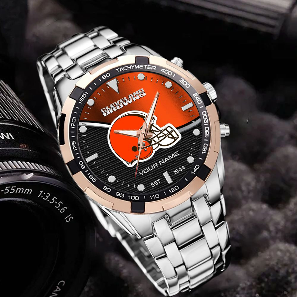 Cleveland Browns VITWATK3536 Custom Name Elegant Fashion Design Watch - Image 5