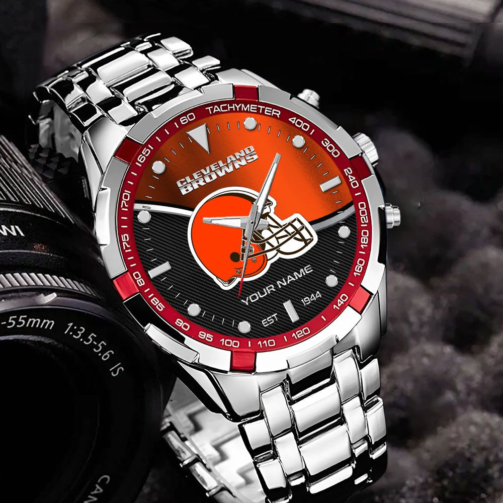 Cleveland Browns VITWATK3536 Custom Name Elegant Fashion Design Watch - Image 4