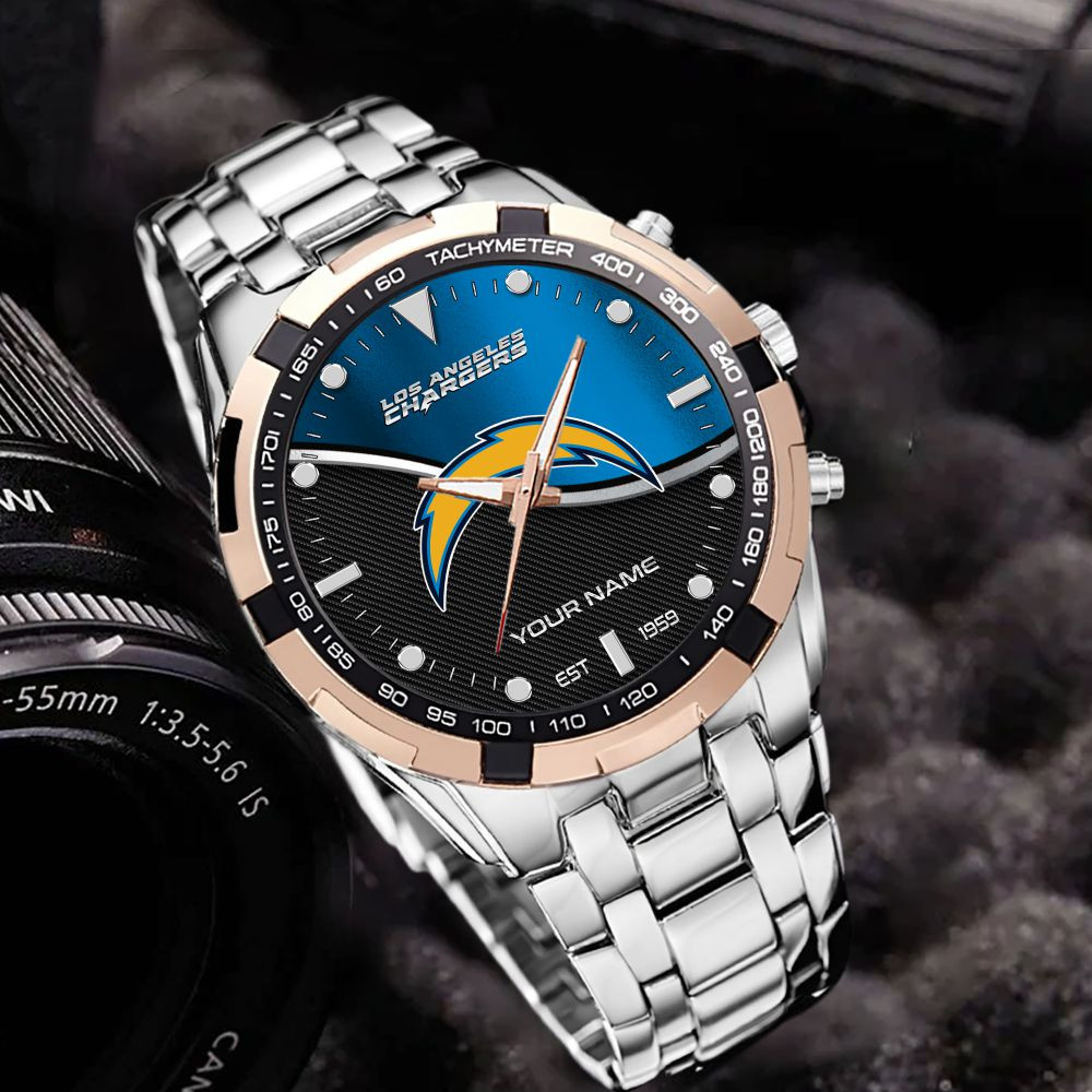 Los Angeles Chargers VITWATK3545 Custom Name Elegant Fashion Design Watch - Image 5