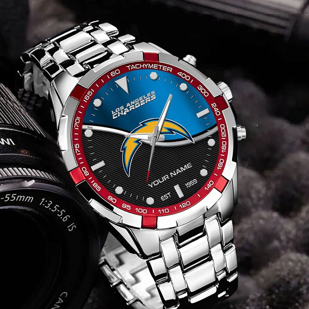 Los Angeles Chargers VITWATK3545 Custom Name Elegant Fashion Design Watch - Image 4