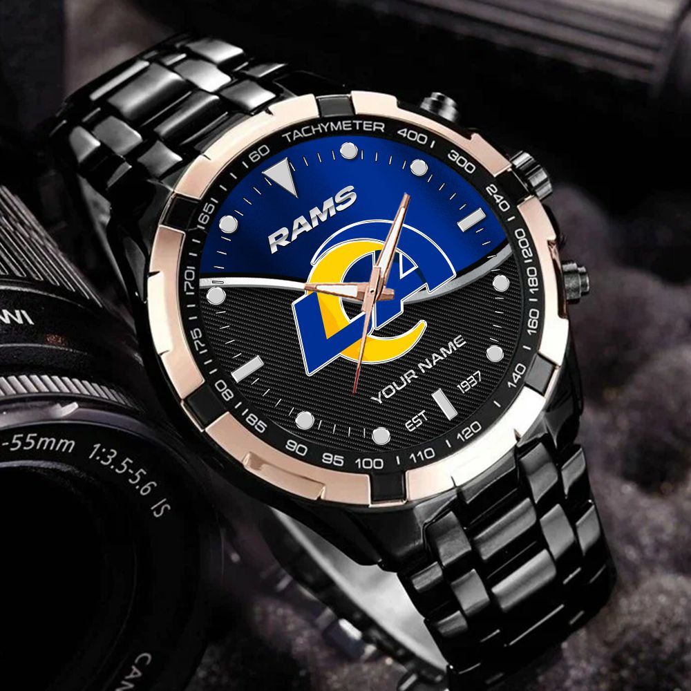 Los Angeles Rams VITWATK3546 Custom Name Elegant Fashion Design Watch - Image 2
