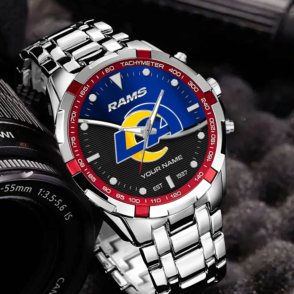 Los Angeles Rams VITWATK3546 Custom Name Elegant Fashion Design Watch - Image 4