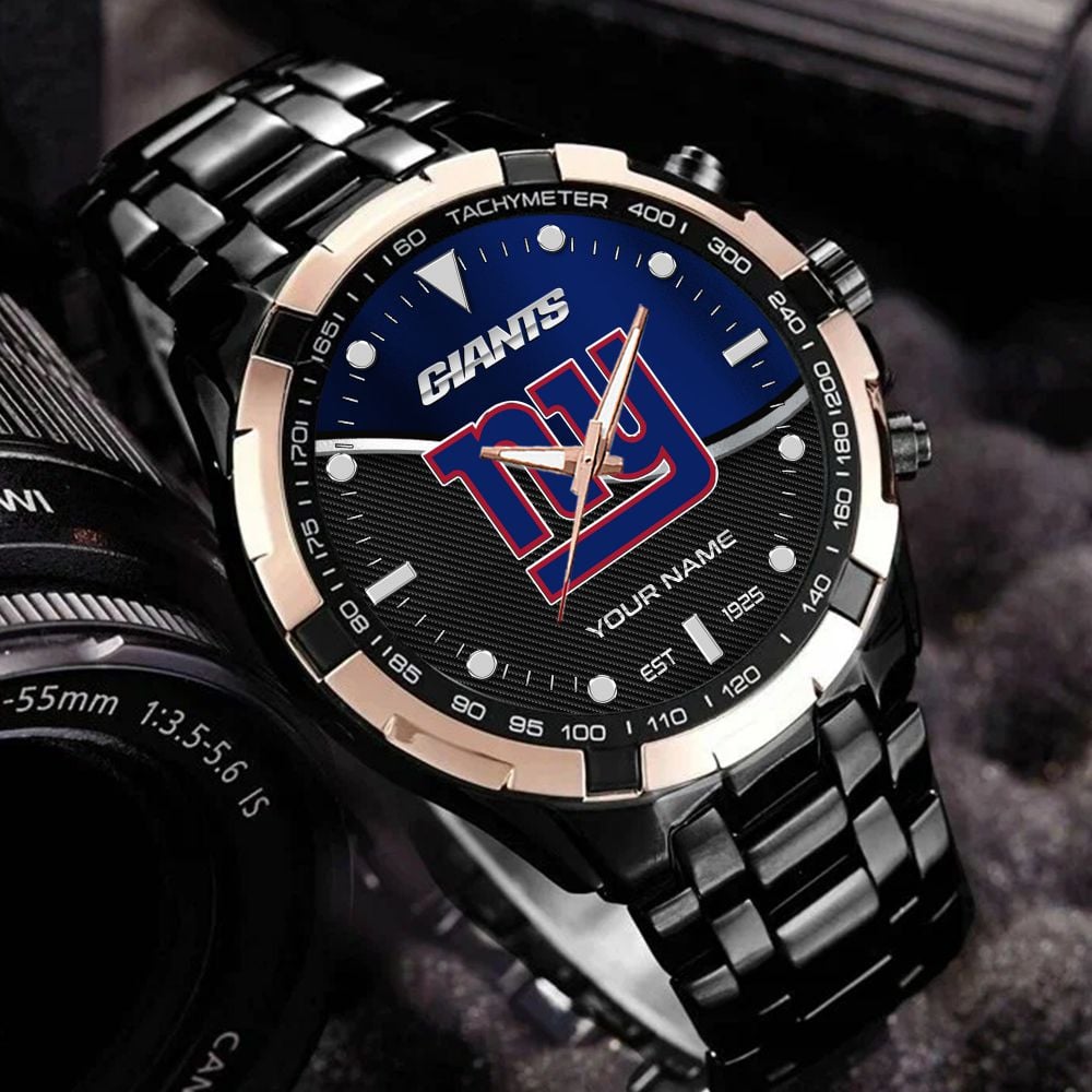 New York Giants VITWATK3551 Custom Name Elegant Fashion Design Watch - Image 3