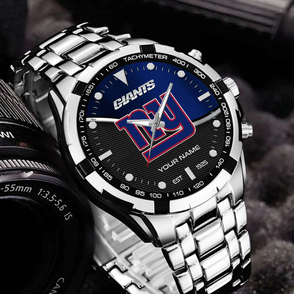 New York Giants VITWATK3551 Custom Name Elegant Fashion Design Watch - Image 2