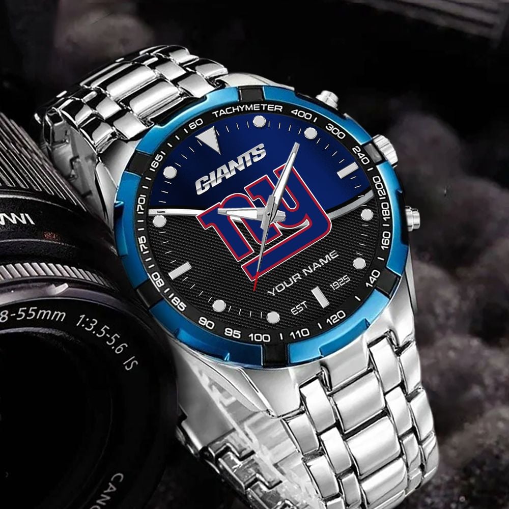 New York Giants VITWATK3551 Custom Name Elegant Fashion Design Watch - Image 4