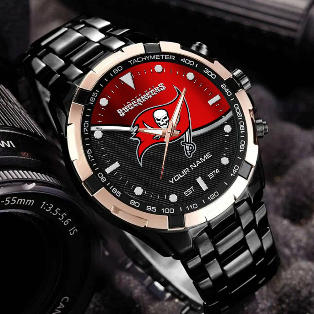 Tampa Bay Buccaneers VITWATK3558 Custom Name Elegant Fashion Design Watch - Image 2