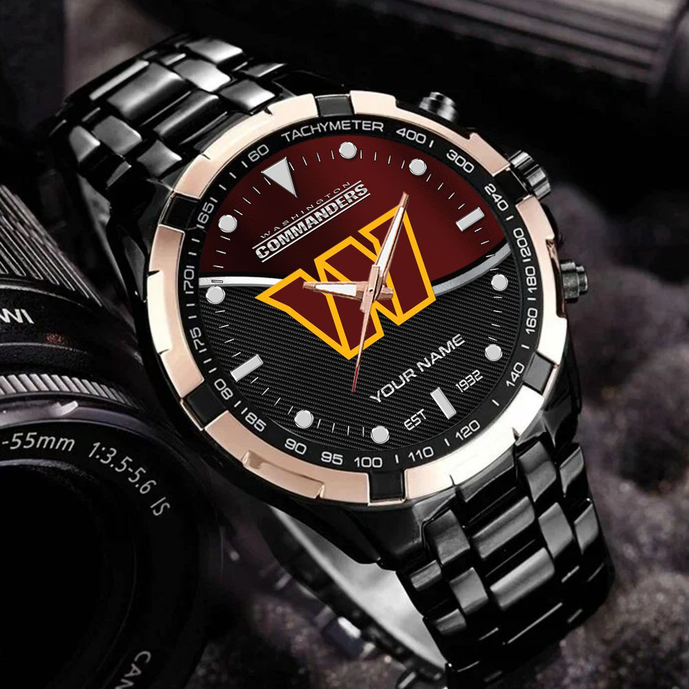 Washington Football Team VITWATK3560 Custom Name Elegant Fashion Design Watch - Image 3