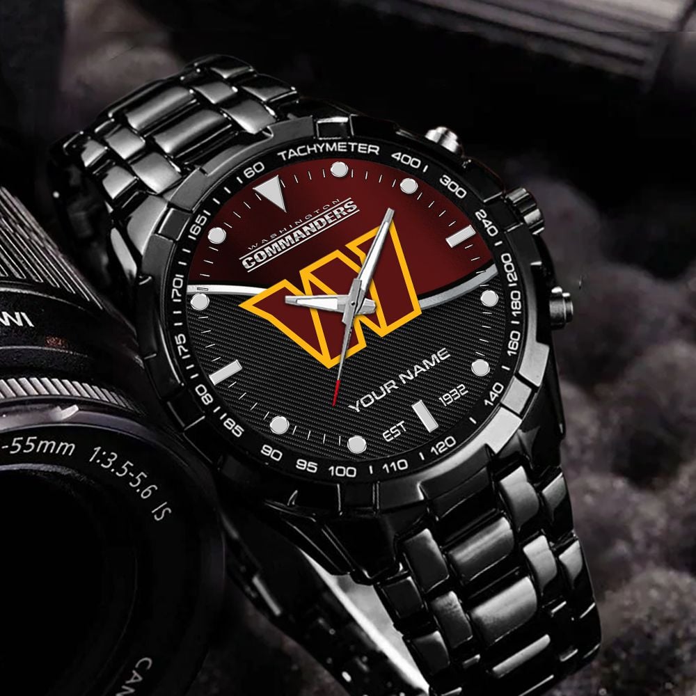 Washington Football Team VITWATK3560 Custom Name Elegant Fashion Design Watch - Image 6