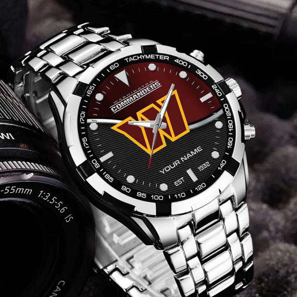Washington Football Team VITWATK3560 Custom Name Elegant Fashion Design Watch - Image 2