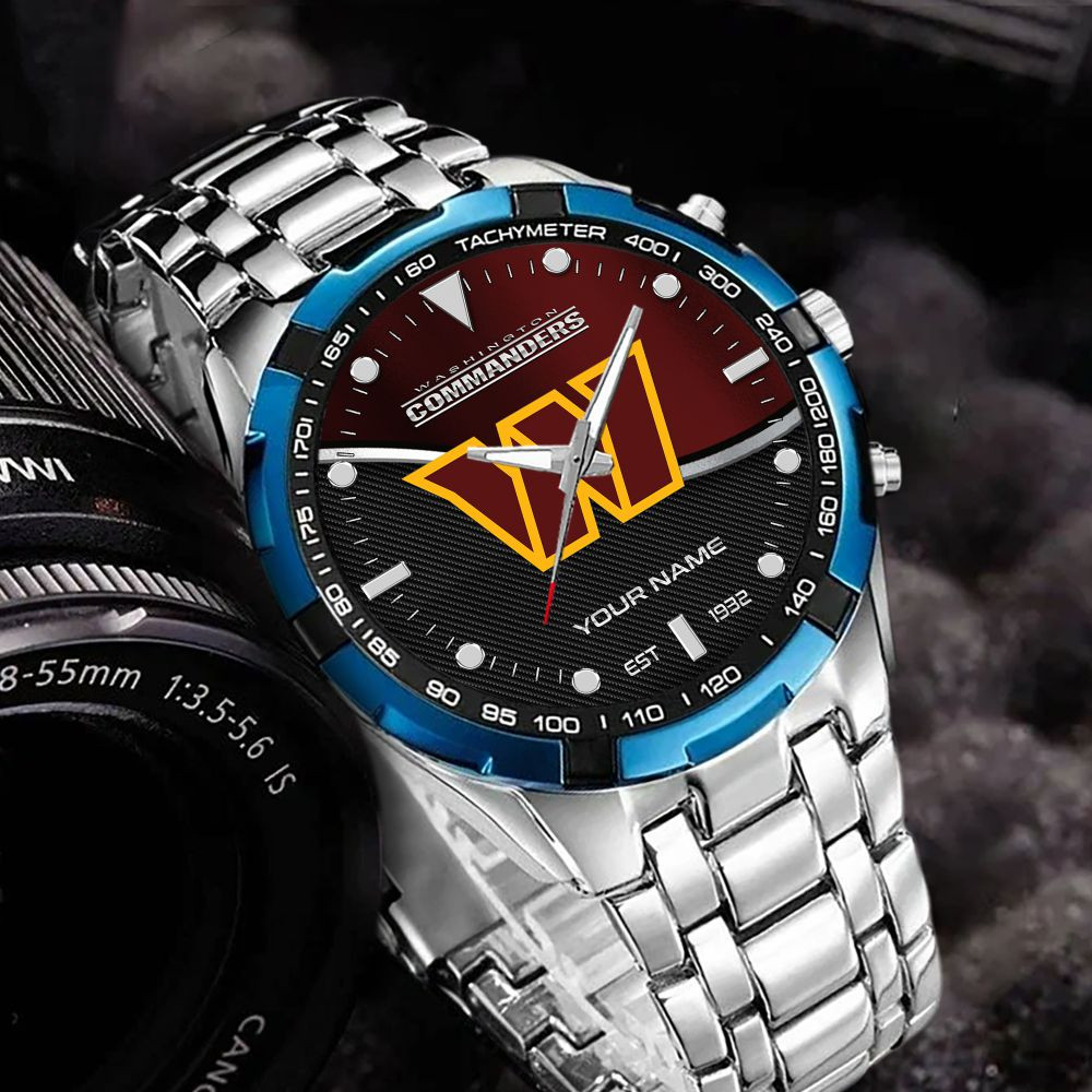 Washington Football Team VITWATK3560 Custom Name Elegant Fashion Design Watch - Image 4