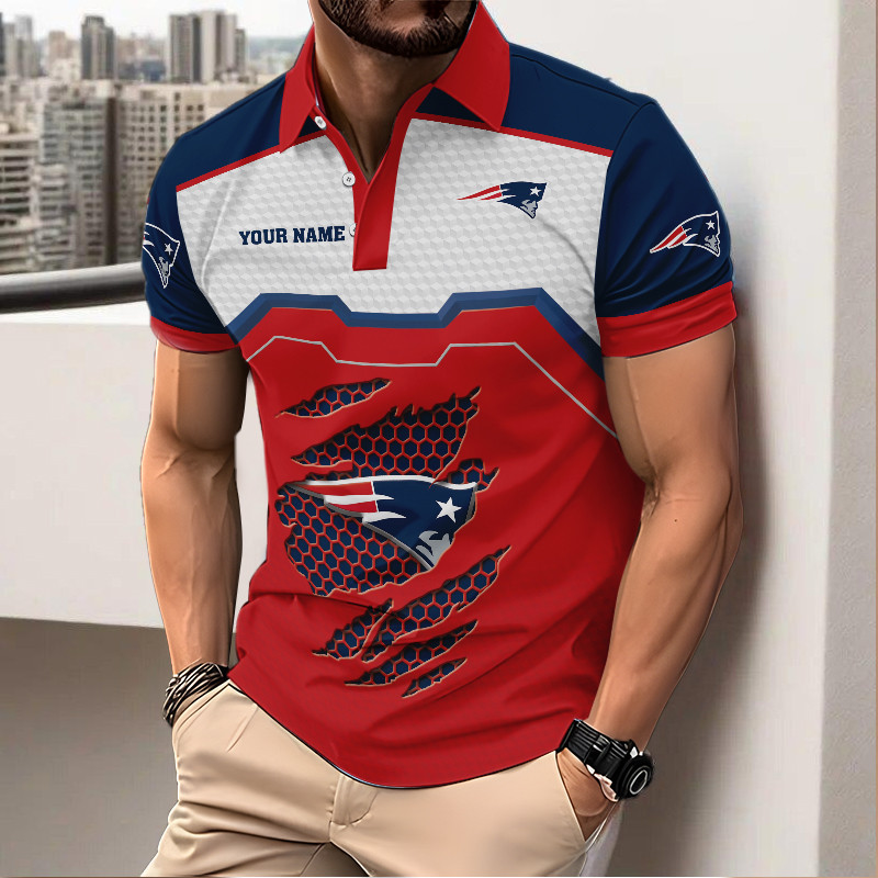 Men New Polo Design Custom Any Name Gift 22