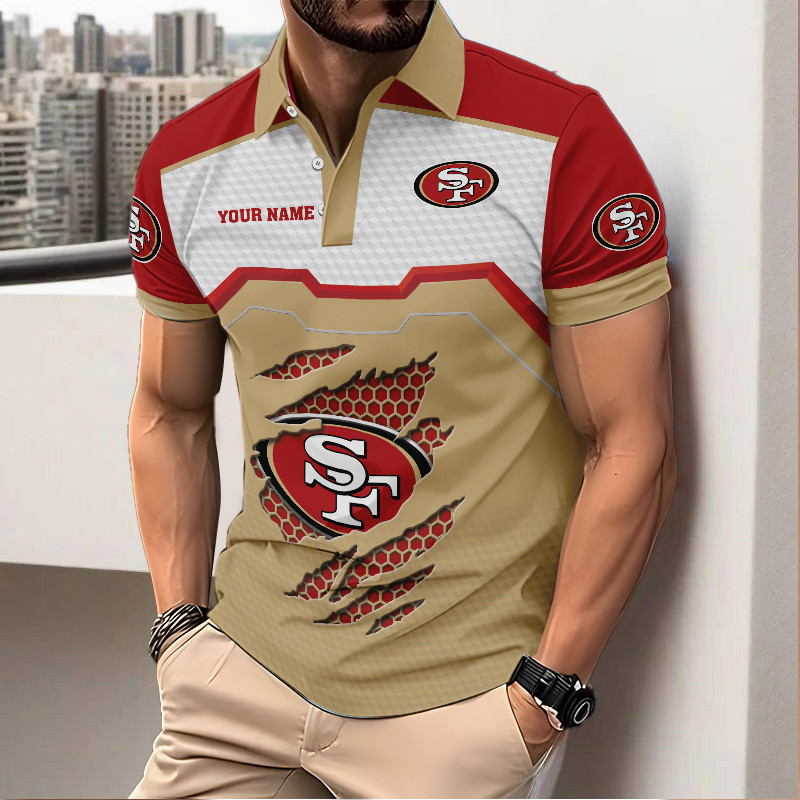 Men New Polo Design Custom Any Name Gift 28