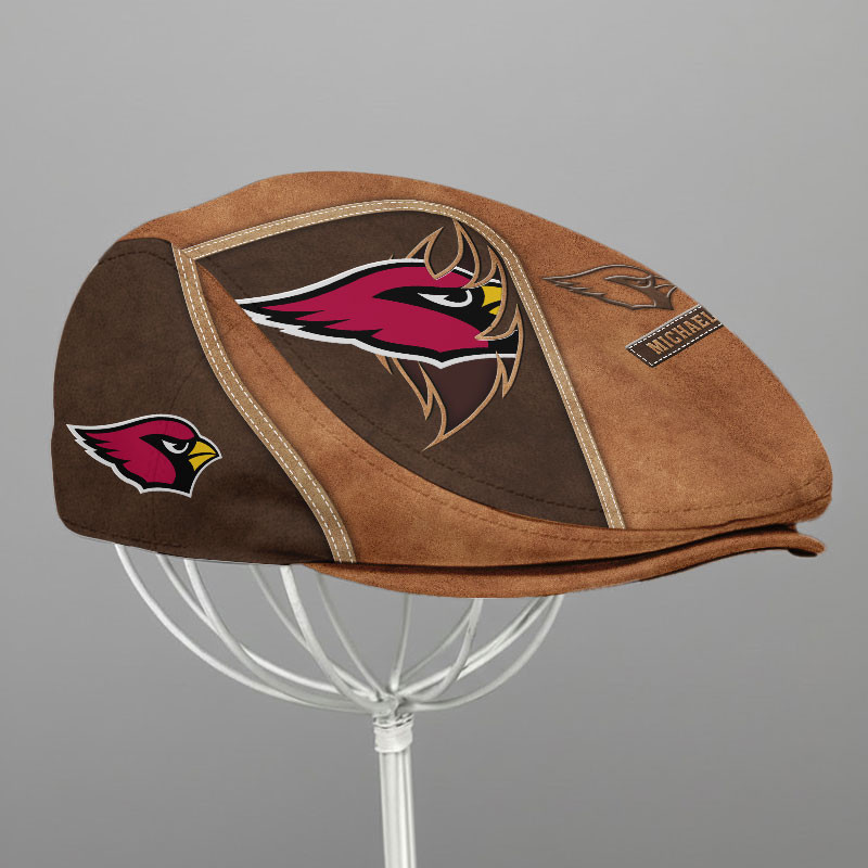 Special Brown Jeff Cap Custom Any Name Gift 06 - Image 3