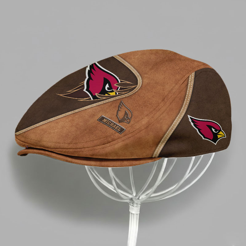 Special Brown Jeff Cap Custom Any Name Gift 06 - Image 2