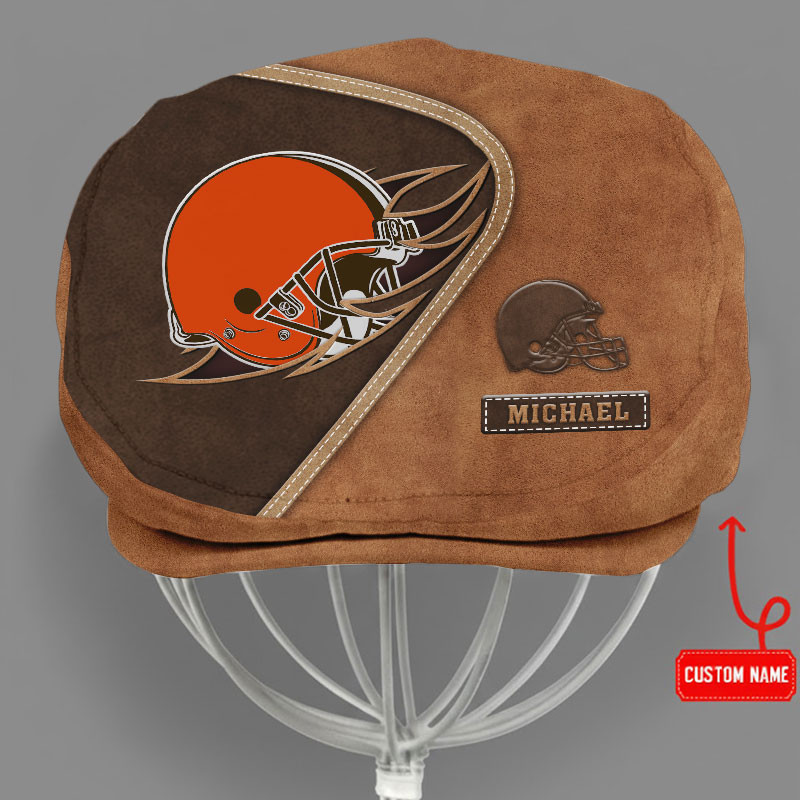 Special Brown Jeff Cap Custom Any Name Gift 08