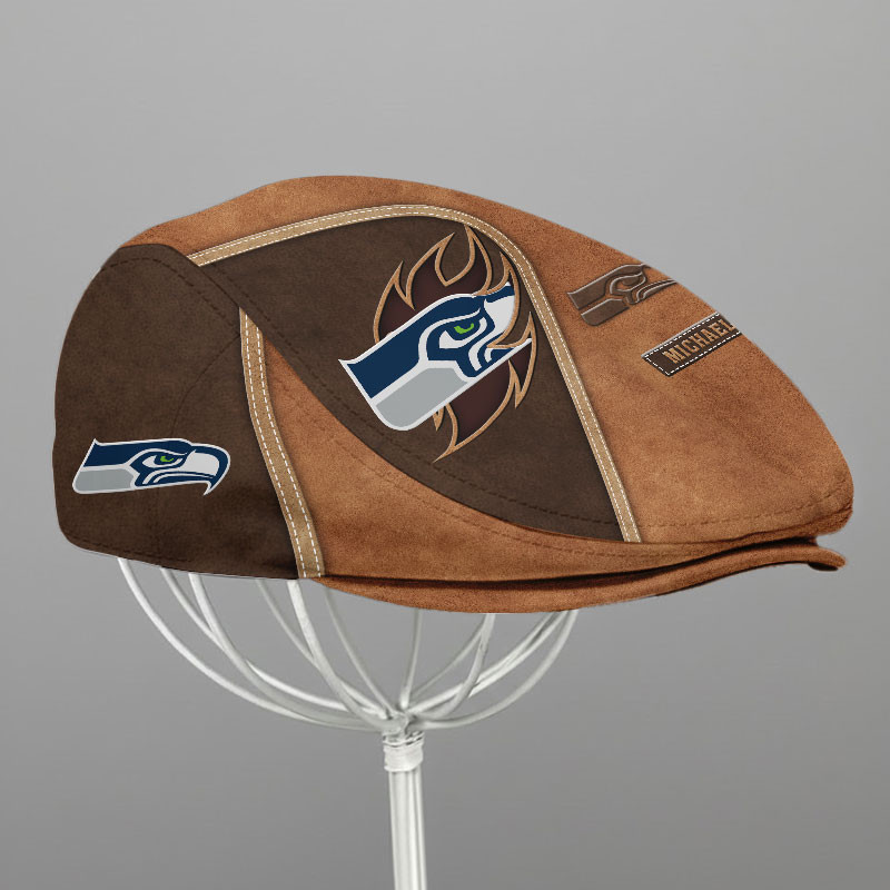 Special Brown Jeff Cap Custom Any Name Gift 29 - Image 3