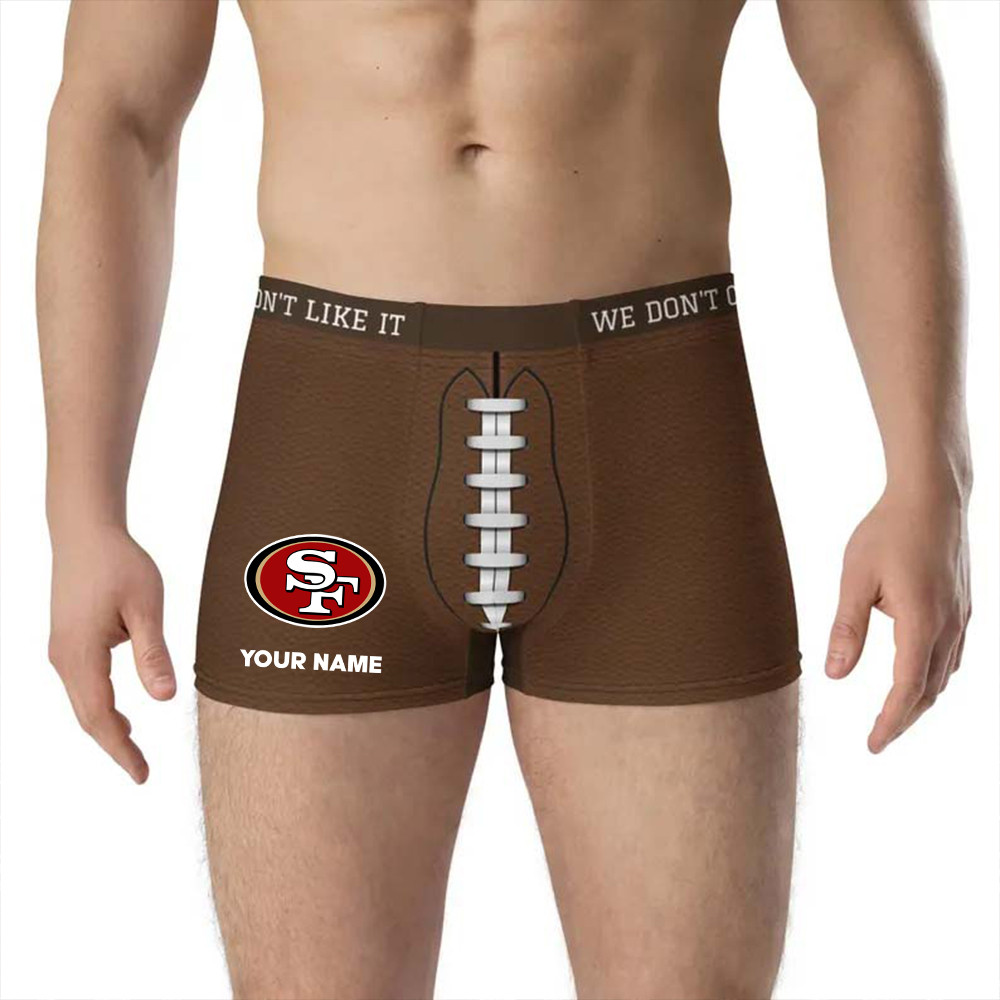 Special Brown Men Boxers Custom Any Name Gifts 01 - Image 2