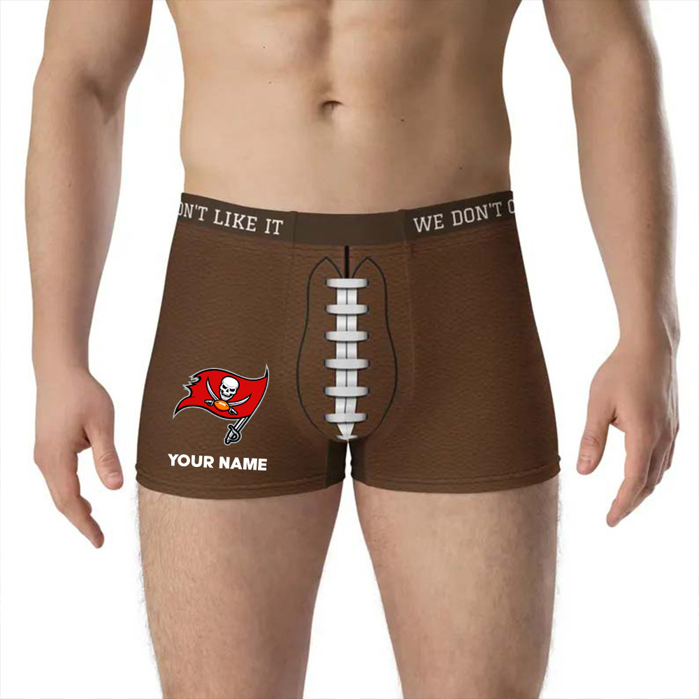 Special Brown Men Boxers Custom Any Name Gifts 23 - Image 2