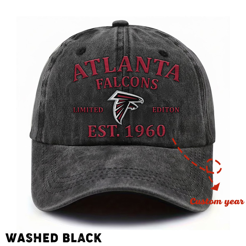 Washed Denim Cap Custom Any Year Gift 02 - Image 2