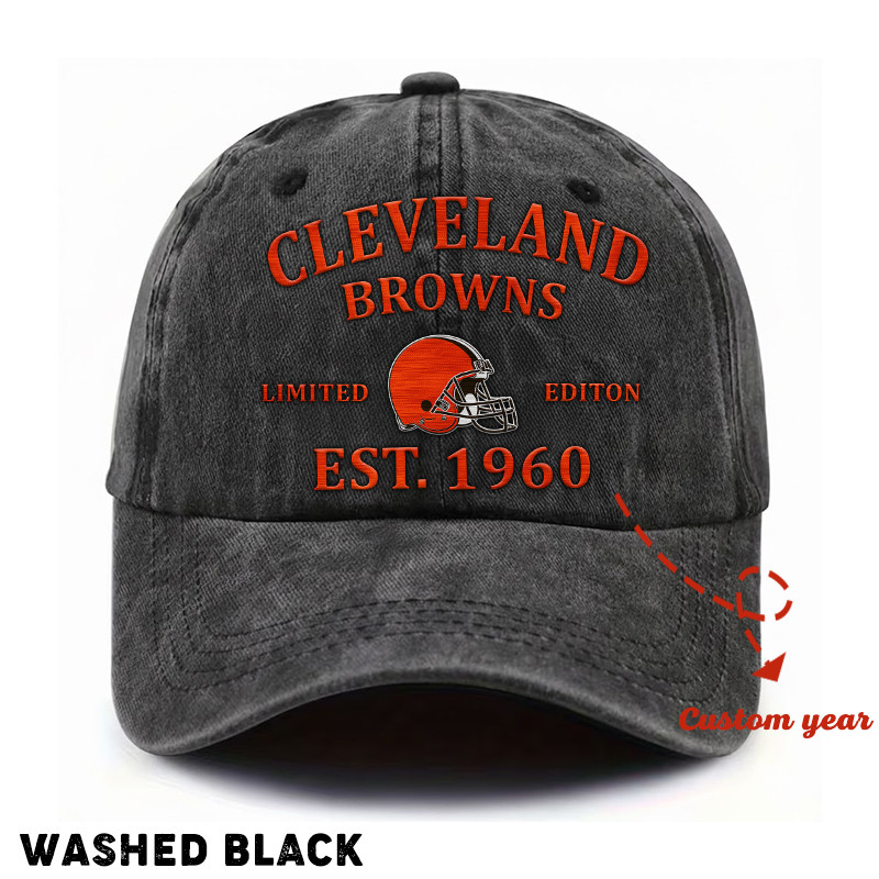 Washed Denim Cap Custom Any Year Gift 09 - Image 2
