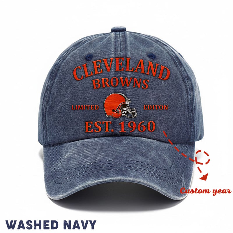 Washed Denim Cap Custom Any Year Gift 09
