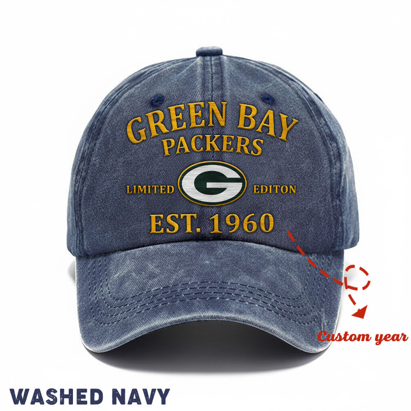 Washed Denim Cap Custom Any Year Gift 13